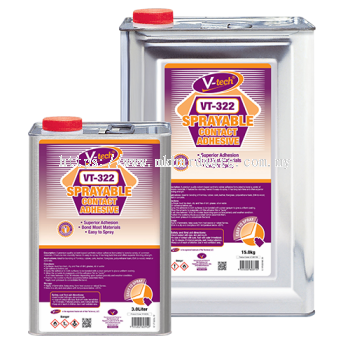 VT-322 SPRAYABLE CONTACT ADHESIVE