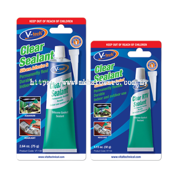 VT 130/ VT 134 CLEAR SEALANT AND VT 131 AUTO SEALER