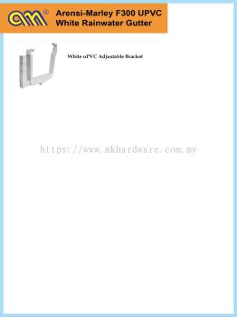 F300 UPVC WHITE ADJUSTABLE BRACKET