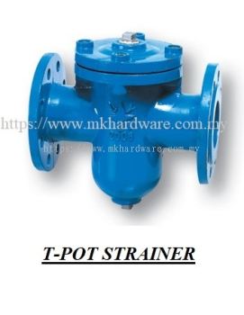 DUCTILE IRON T POT STRAINER