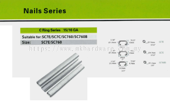 AIR NAIL C RING SERIES 15/16GA