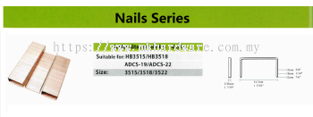 AIR NAIL CARTON STAPLES SERIES 16 GA