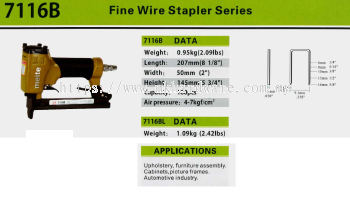 MEITE FINE WIRE STAPLER SERIES 7116B