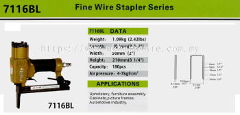 MEITE FINE WIRE STAPLER SERIES 7116BL