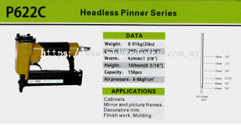 MEITE HEADLESS PINNER SERIES P622C