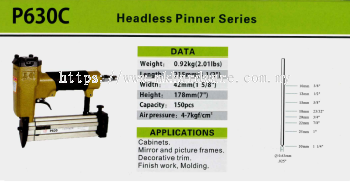 MEITE HEADLESS PINNER SERIES P630C