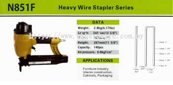 MEITE HEAVY WIRE STAPLER SERIES N851F