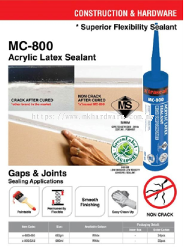 X'TRASEAL MC-800 ACRYLIC LATEX SEALANT