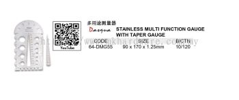 STAINLESS MULTI FUNCTION GAUGE WITH TAPER GAUGE