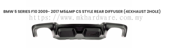 BMW 5 SERIES F10 2009- 2017 M5&MP CS STYLE REAR DIFFUSER (4EXHAUST 2HOLE)