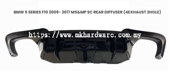 BMW 5 SERIES F10 2009- 2017 M5&MP SC REAR DIFFUSER (4EXHAUST 2HOLE)