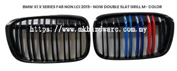 BMW X1 X SERIES F48 NON LCI 2015- NOW DOUBLE SLAT GRILL M- COLOR