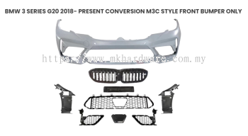 BMW 3 SERIES G20 2018- PRESENT CONVERSION M3C STYLE FRONT BUMPER ONLY
