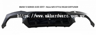 BMW 5 SERIES G30 2017- Now M5 STYLE REAR DIFFUSER