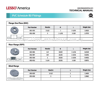 LESSO ( FLANGE )