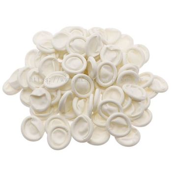 NATURAL WHITE LATEX FINGER COTS