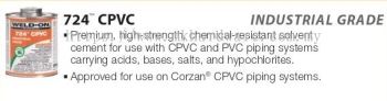 724 CPVC SOLVENT CEMENT