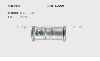 PTM STAINLESS STEEL PIPE COUPLING