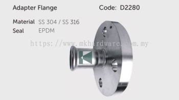 PTM STAINLESS STEEL PIPE FITTING ADAPTER FLANGE