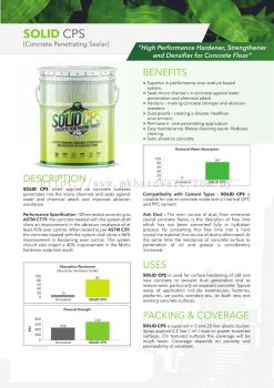 SOLID CPS CONCRETE PENETRATING SEALER