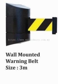 WALL MOUNTED RETRACTABLE BARRIER BELT