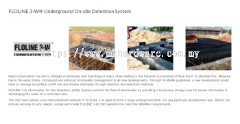 FLOLINE 3-W庐 UNDERGROUND ON-SITE DETENTION SYSTEM