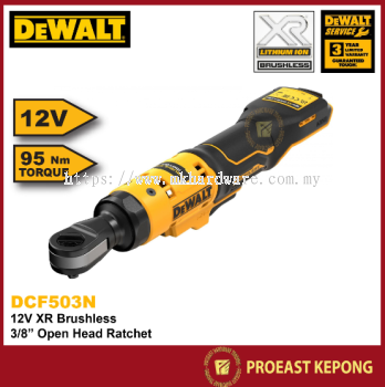 DeWALT CORDLESS RATCHET 12V Max Brushless 3/8"Ratchet DCF503N