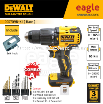 DeWALT CORDLESS HAMMER DRILL 20V Max Brushless Atomic Hammer Drill DCD709N