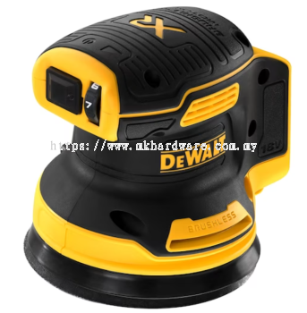 DeWALT CORDLESS SANDER 20V MAX BRUSHLESS 125MM RANDOM ORBITAL DCW210N