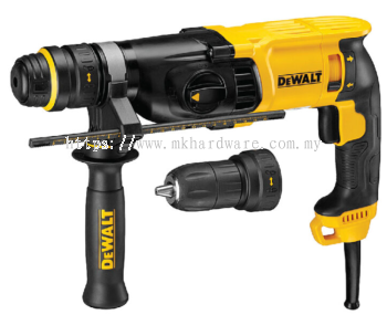 DeWALT ROTARY HAMMER 28MM 2KG 3 MODE SDS+ HAMMER WITH QUICK CHANGE CHUCK D25144K