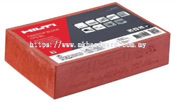 HILTI FIRESTOP BLOCKS AND PLUGS CFS-BL FIRESTOP BLOCK 