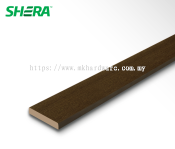 SHERA FLOOR PLANK - STRAIGHT GAIN | V-CUT | BROWN WENGE 25MM X 150MM X 3000MM