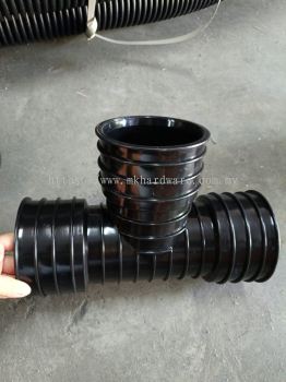 HDPE CORRUGATED PIPE EQUAL TEE