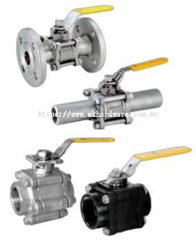 THREE PIECE BALL VALVE