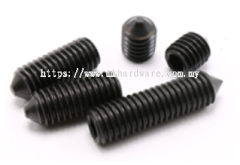 SOCKET HEAD SET SCREW @ CONE POINT DIN 914