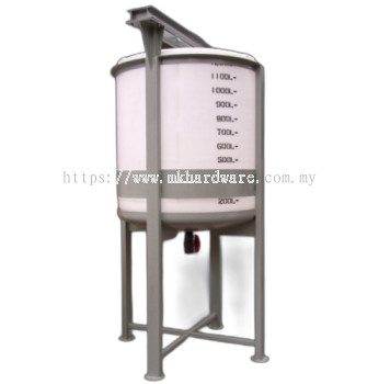 CONICAL TANK WITH MIXER SUPPORT