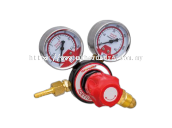 STARWELD ACETYLENE REGULATOR - BRASS