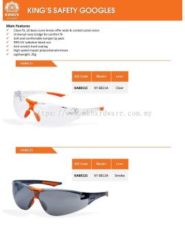 K.Safety Googles KA8811C_KA8812S_KY1151C_KY1152S1