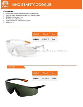 K.Safety Googles KA8811C_KA8812S_KY1151C_KY1152S2