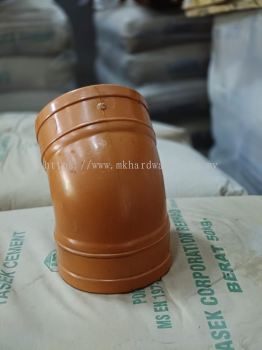 UPVC UNDERGROUND ELBOW 45 DEGREE (BROWN)