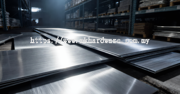 STAINLESS STEEL 304 PLATE 2B/4B WITHOUT LAMINATION - 2'x4' (28.0MM)