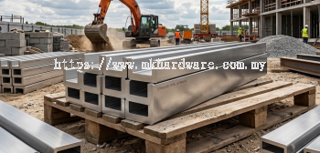 STAINLESS STEEL 316 U-CHANNEL D:100MM x F:50MM x T:4MM x L:6MM