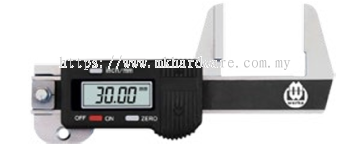DIGITAL THICKNESS GAUGE WITH SINGLE WIDE MEASURING FACE 214-8784