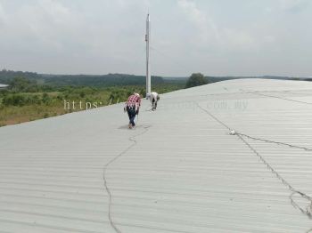 Metal Roof Installation At Tangkak Johor Bahru