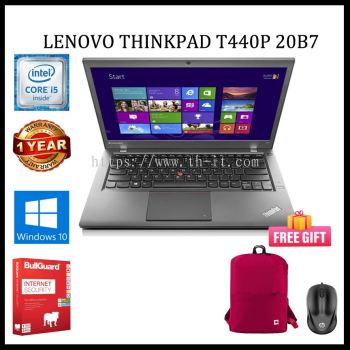  LENOVO THINKPAD T440P CORE i5 20B7 (4TH GEN) 14" HD / /1TB + 16GB SSD/ UPTO 8GB DDR3L