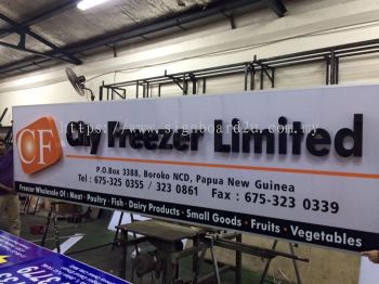 City Freezer Limited 3D led backlit Eg box up signboard at puchong