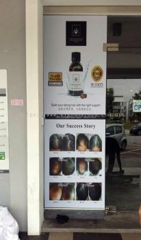 Glass Door Window Sticker Malaysia | Advertising Poster Shop Lot Retail Beauty Saloon Aesthetic Wellness Center Clinic Kedai | Supplier Printing Installer