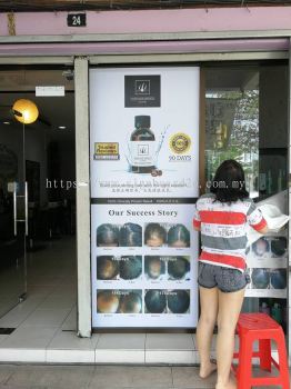 Glass Door Window Sticker Malaysia | Advertising Poster Shop Lot Retail Beauty Saloon Aesthetic Wellness Center Clinic Kedai | Supplier Printing Installer