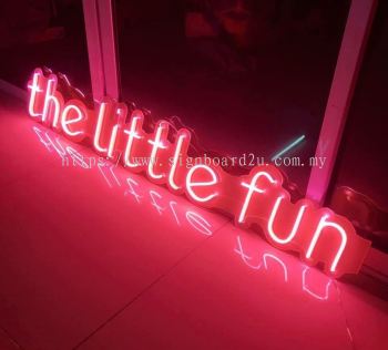 Led neon light bar lettering & logo design signage factory direct sales 