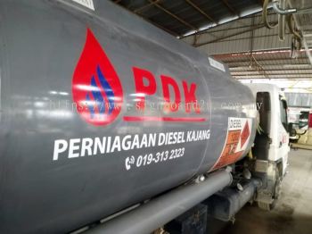 Diesel Fuel Gasoline Tank Sticker Malaysia | Waterproof Logo Letters Lettering Number | Safety Label Decal Vinyl | Shop Supplier Printing Installer | Near Me Klang Valley KL